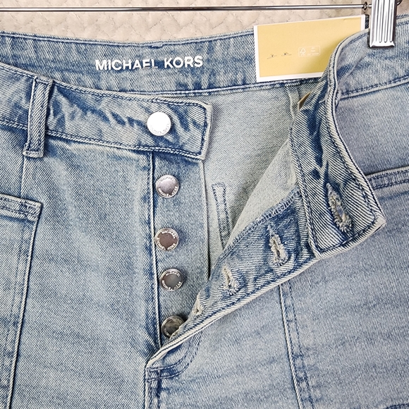 Michael Kors Selma Bootcut Light Wash Jeans Women's Size 8 - Picture 4 of 15